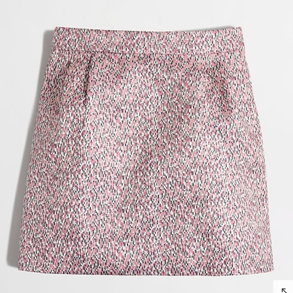 J. Crew Factory Jacquard Mini Skirt